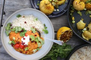 Winter Warming Pumpkin and Ginger Dhal