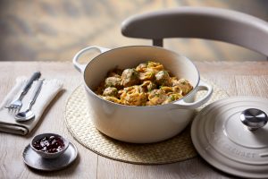 A Le Creuset Recipe: Tagliatelle with Scandinavian-Inspired Pork Meatballs