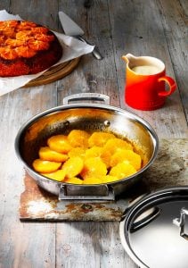 Le Creuset Shallow Casserole Recipe: Caramelised Orange Upside Down Pudding