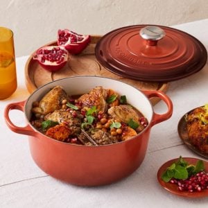 Creamy Persian Walnut and Pomegranate Chicken Stew