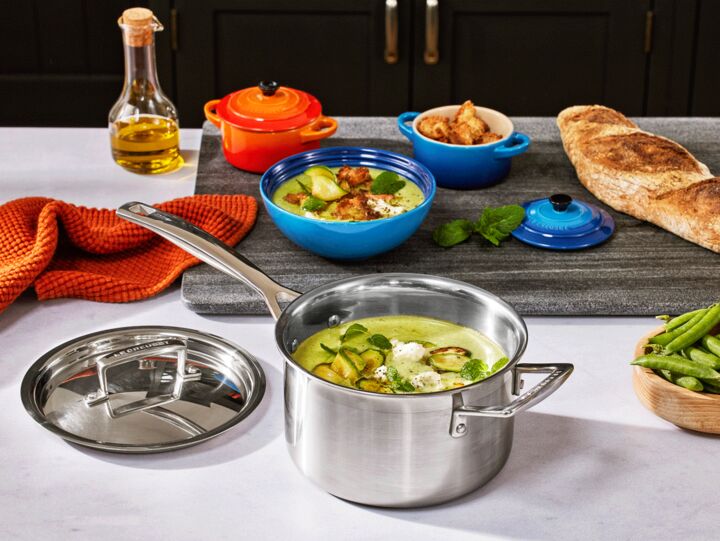 le creuset stainless steel 3ply